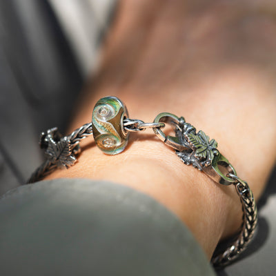 Kastanje hart armband