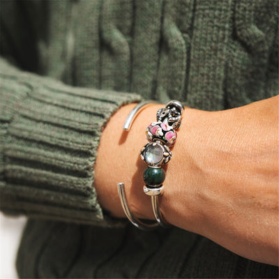 Calcédoine Verte Rond